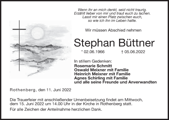 Anzeige von Stephan Büttner von MGO