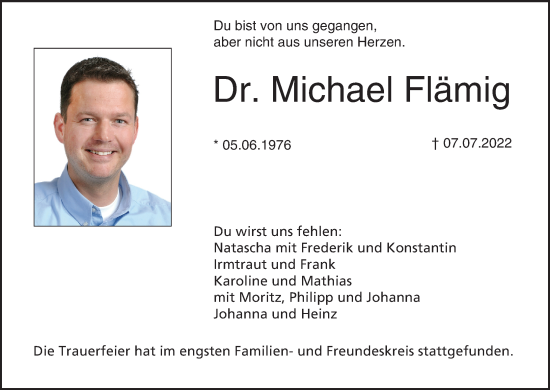 Anzeige von Michael Flämig von MGO