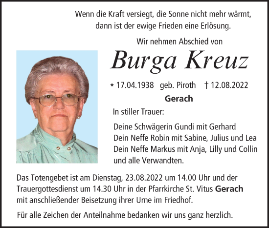 Anzeige von 31Burga Kreuz von MGO