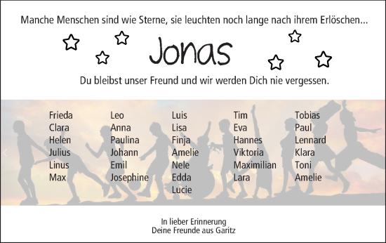 Anzeige von Jonas Krambo von MGO