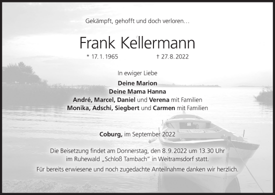 Anzeige von Frank Kellermann von MGO