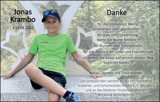 Anzeige von Jonas Krambo von MGO