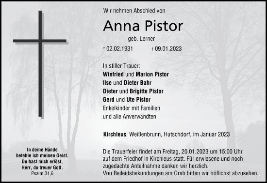 Anzeige von Anna Pistor von MGO