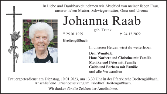 Anzeige von Johanna Raab von MGO
