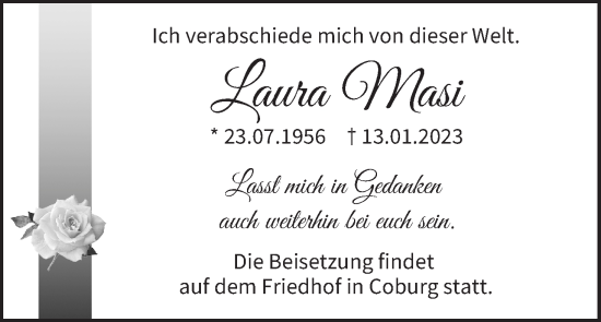 Anzeige von Laura Masi von MGO