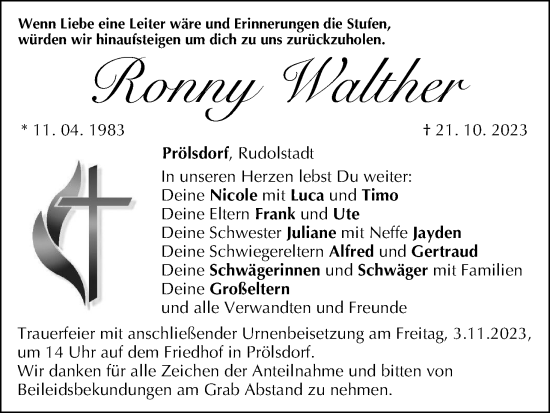 Anzeige von Ronny Walther von MGO