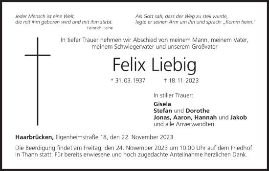 Anzeige von Felix Liebig von MGO