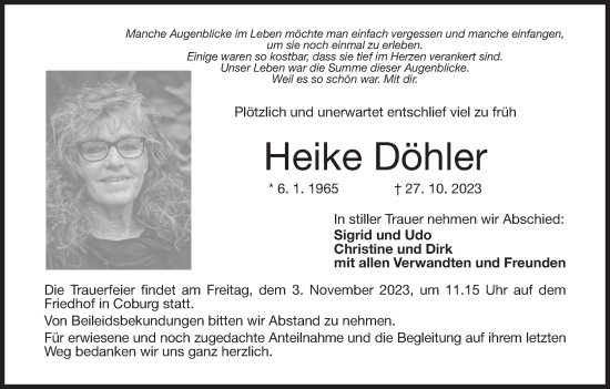 Anzeige von Heike Döhler von MGO
