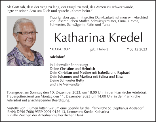 Anzeige von Katharina Kredel von MGO