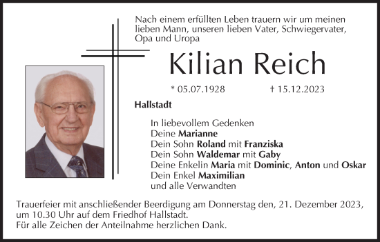 Anzeige von Kilian Reich von MGO