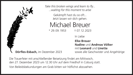 Anzeige von Michael Breuer von MGO
