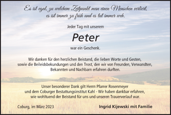 Anzeige von Peter  von MGO