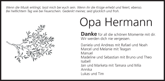 Anzeige von Hermann  von MGO