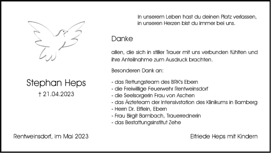 Anzeige von Stephan Heps von MGO