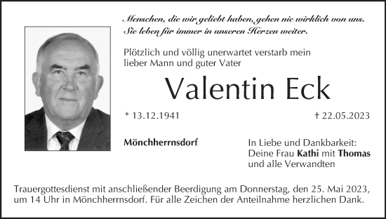 Anzeige von Valentin Eck von MGO