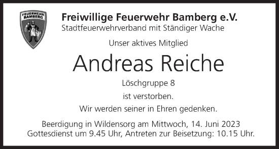 Anzeige von Andreas Reiche von MGO