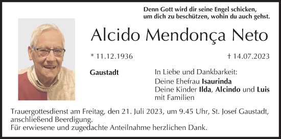 Anzeige von Alcido Mendonca Neto von MGO