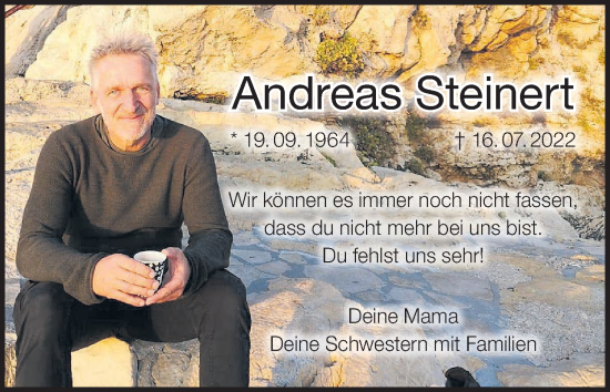 Anzeige von Andreas Steinert von MGO