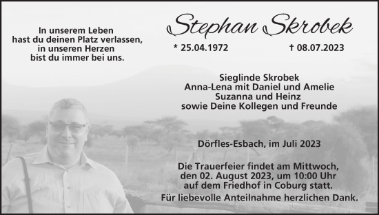 Anzeige von Stephan Skrobek von MGO