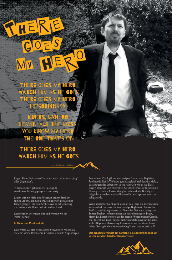 Anzeige von Jürgen Keller von MGO