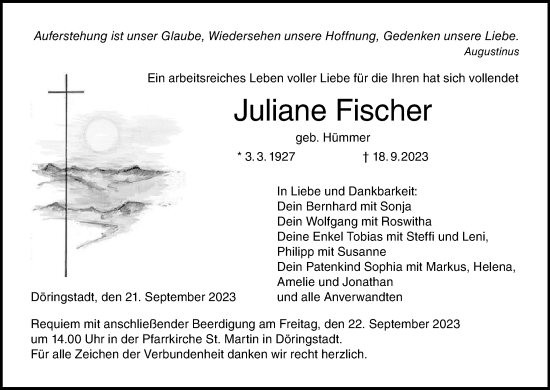 Anzeige von Juliane Fischer von MGO