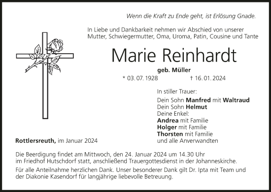 Anzeige von Marie Reinhardt von MGO