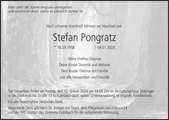 Anzeige von Stefan Pongratz von MGO