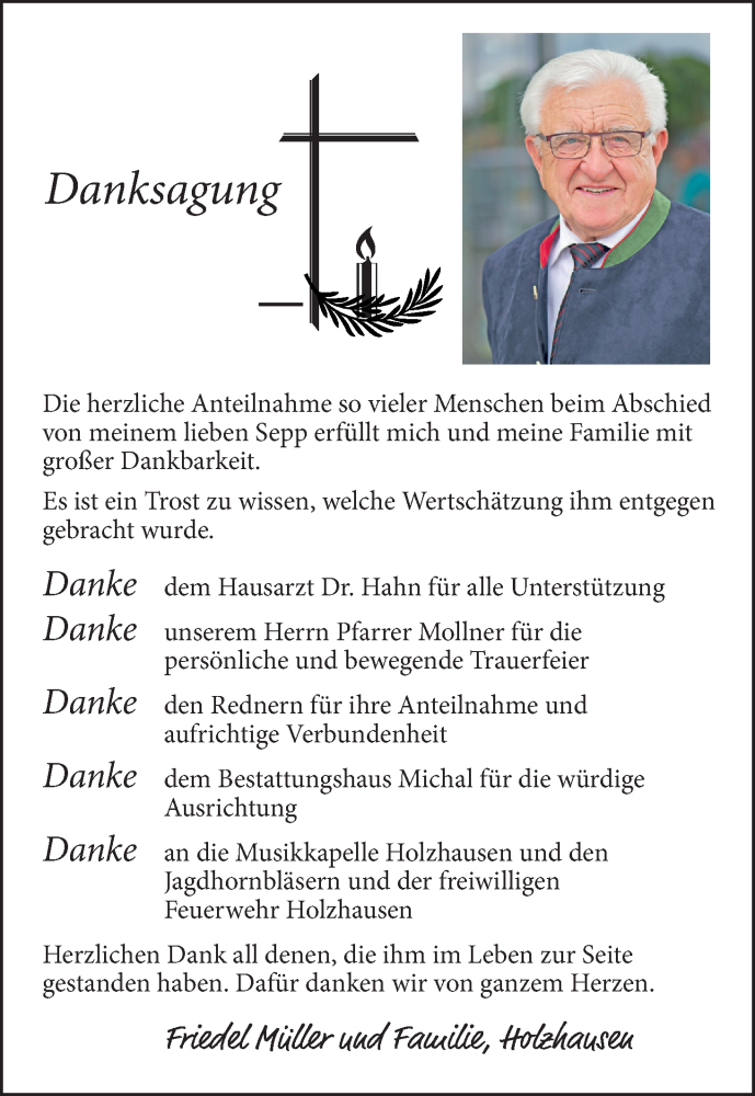  Traueranzeige für Danksagung  vom 26.10.2024 aus MGO