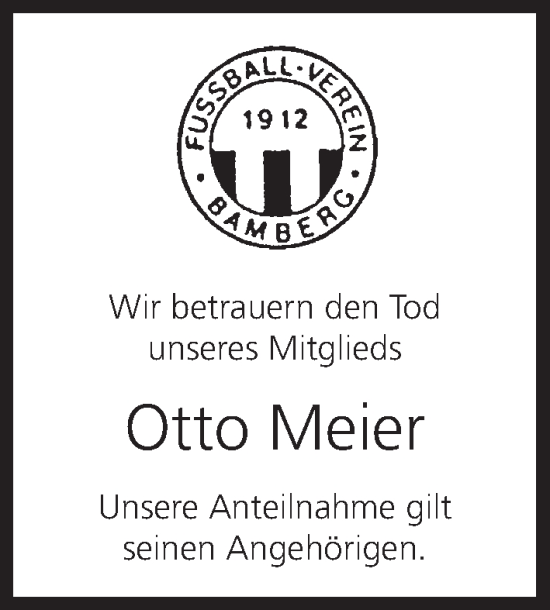 Anzeige von Otto Meier von MGO