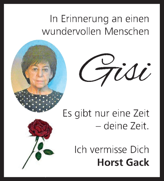 Anzeige von Gisi  von MGO