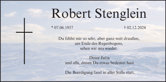 Anzeige von Robert Stenglein von MGO