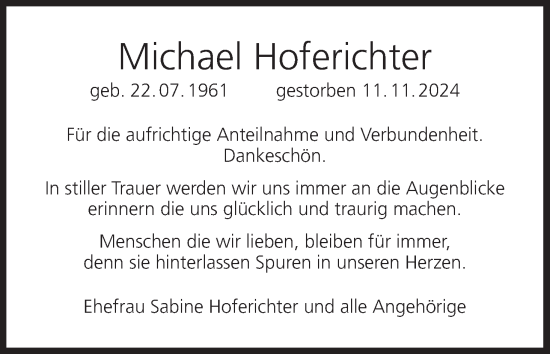 Anzeige von Michael Hoferichter von MGO