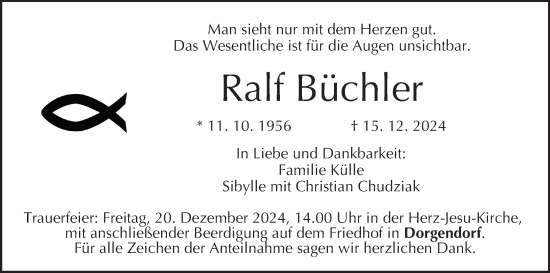 Anzeige von Ralf Büchler von MGO