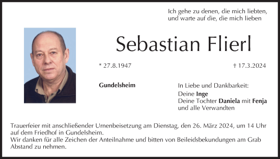 Anzeige von Sebastian Flierl von MGO