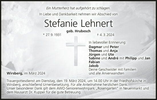Anzeige von Stefanie Lehnert von MGO