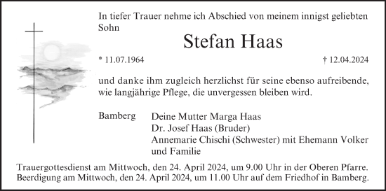 Anzeige von Stefan Haas von MGO