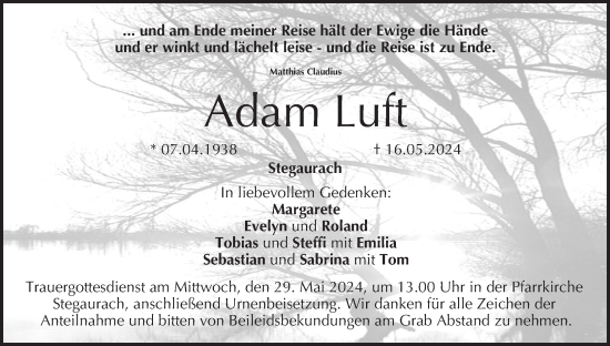 Anzeige von Adam Luft von MGO