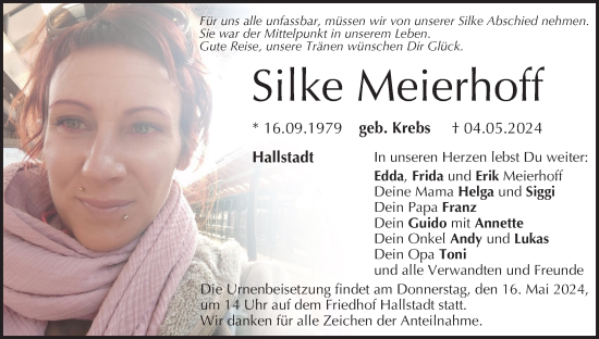 Anzeige von Silke Meierhoff von MGO