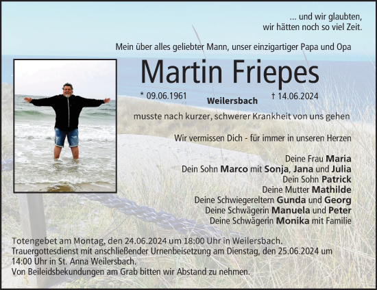 Anzeige von Martin Friepes von MGO