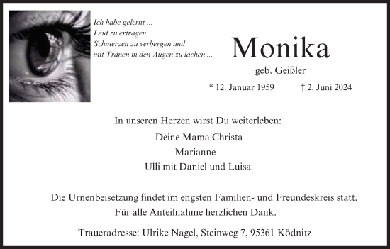 Anzeige von Monika  von MGO