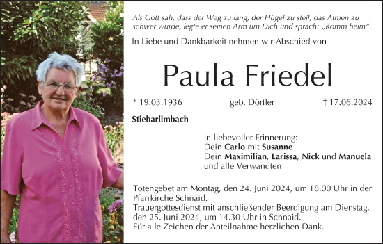 Anzeige von Paula Friedel von MGO
