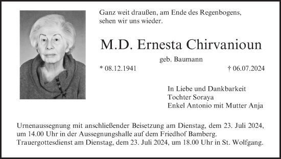 Anzeige von Ernesta Chirvanioun von MGO
