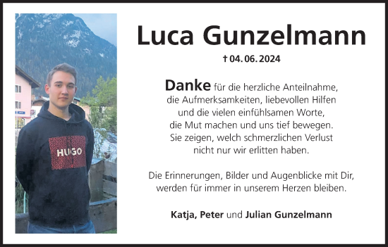 Anzeige von Luca Gunzelmann von MGO