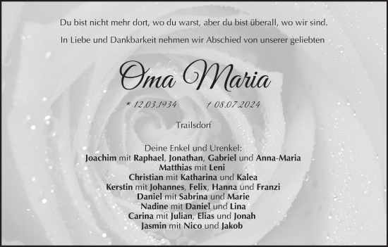 Anzeige von Maria  von MGO