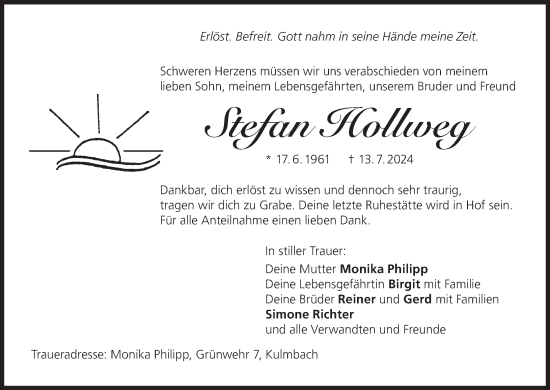 Anzeige von Stefan Hollweg von MGO