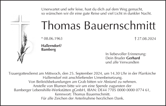 Anzeige von Thomas Bauernschmitt von MGO