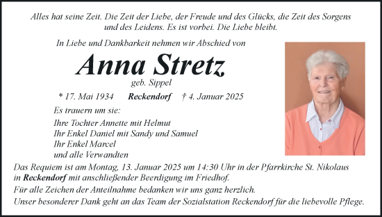 Anzeige von Anna Stretz von MGO