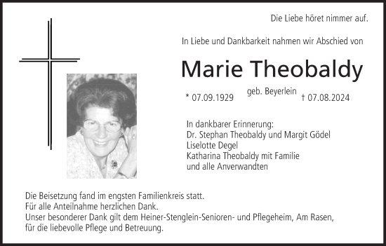 Anzeige von Marie Theobaldy von MGO