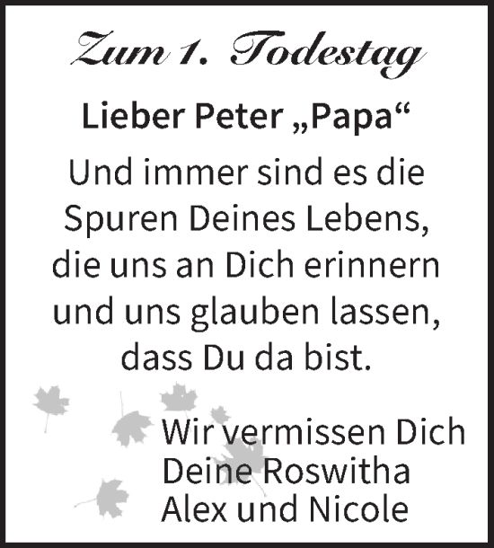 Anzeige von Peter  von MGO