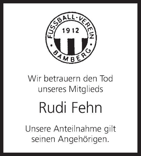 Anzeige von Rudi Fehn von MGO